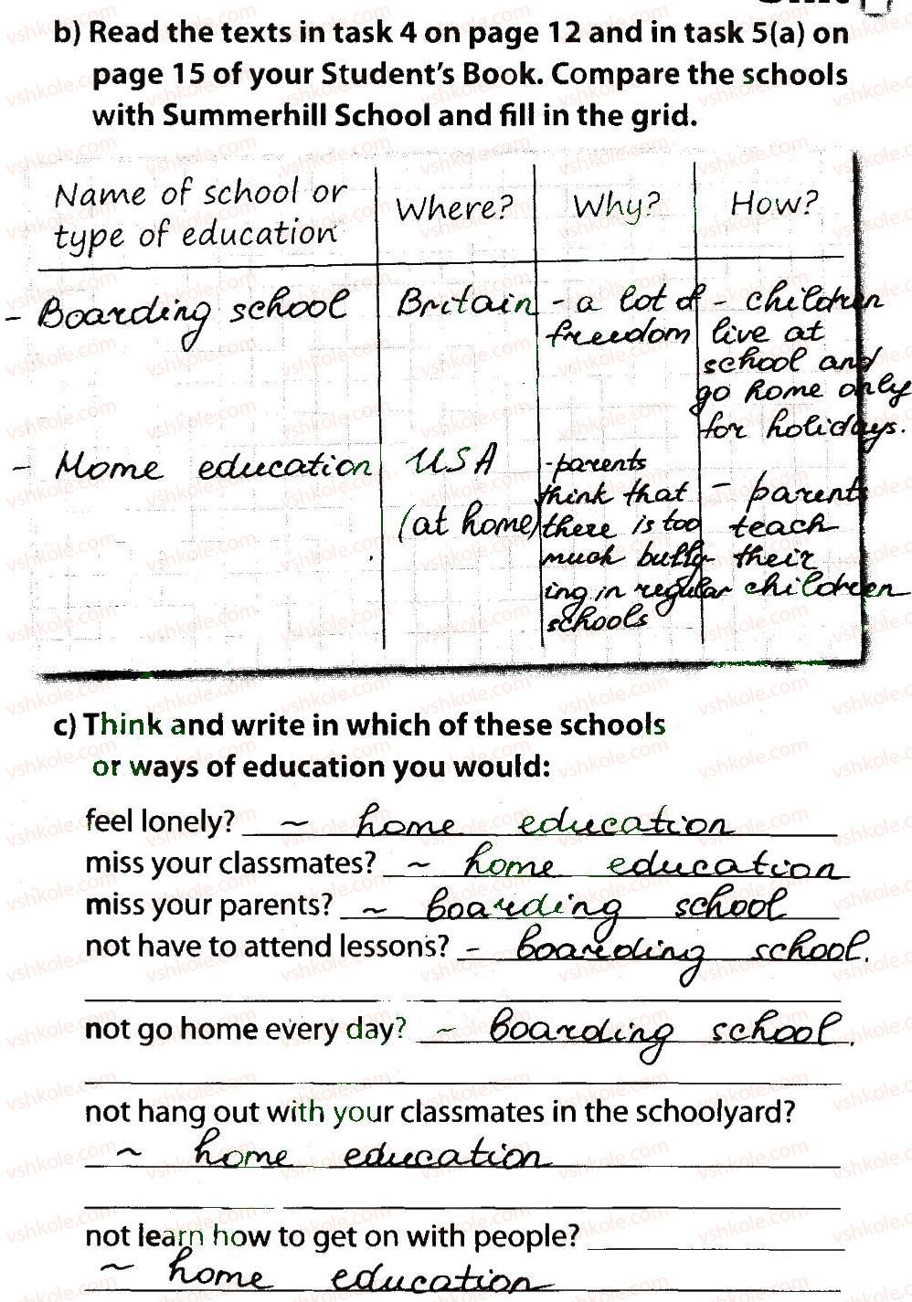 фото задание 9 - lesson 1. in school - unit 1