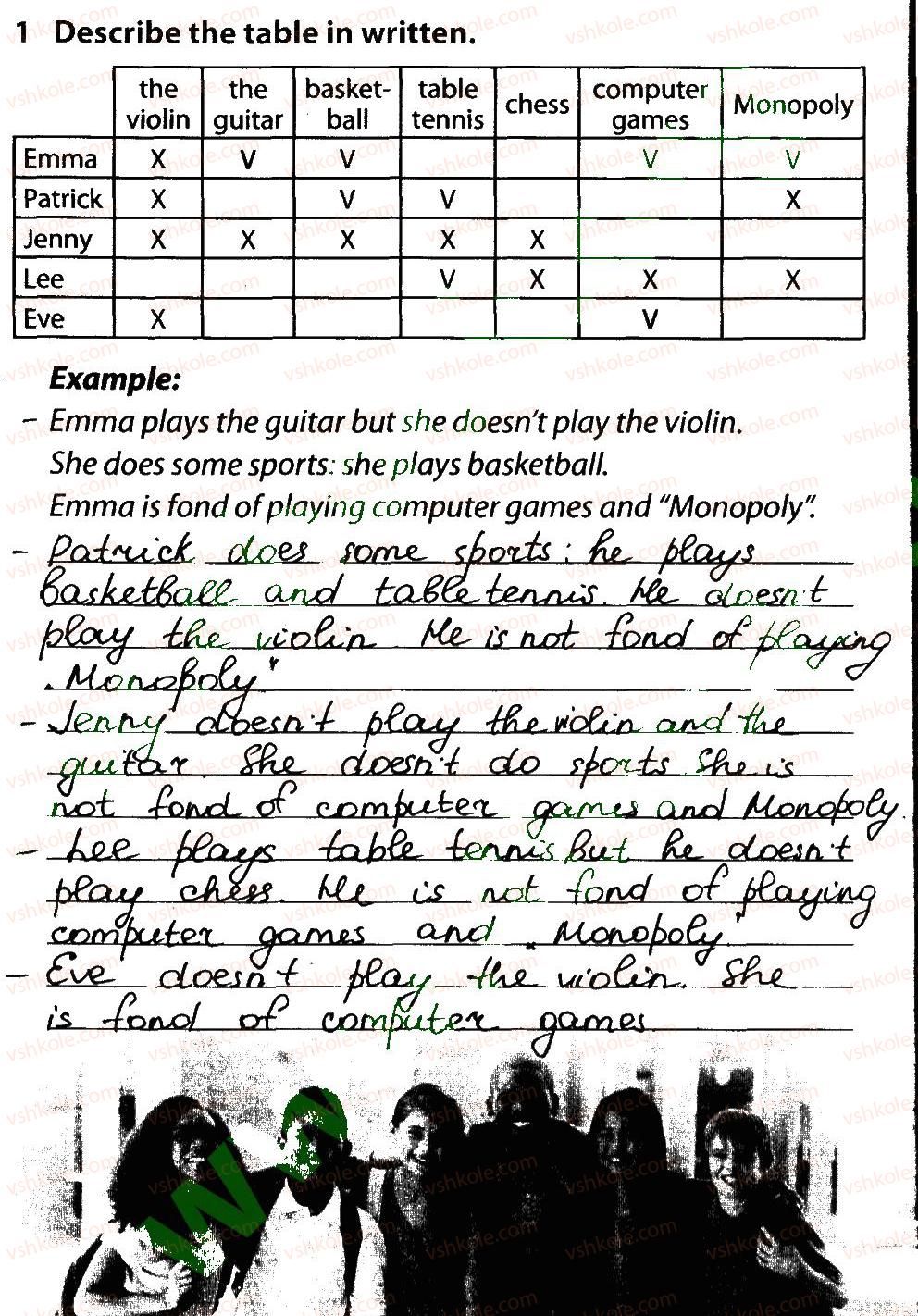 фото задание 1 - lesson 2. after school - unit 1