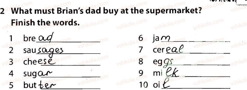 фото задание 2 - lesson 2. all about food - unit 2