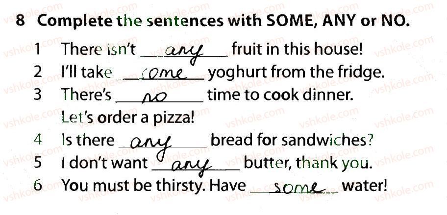 фото задание 8 - lesson 2. all about food - unit 2