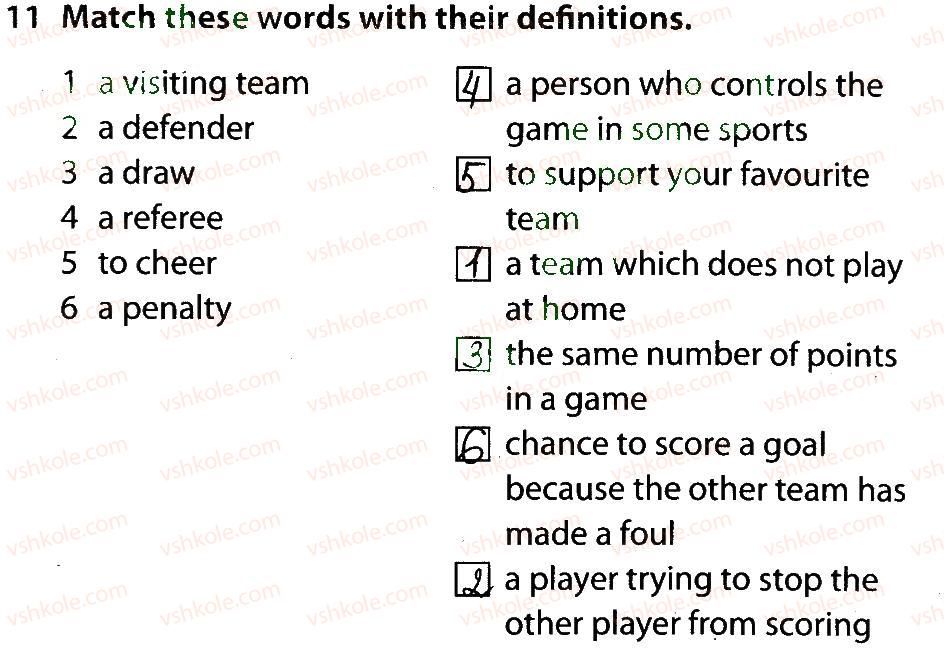 фото задание 11 - lesson 1. sports from a to z - unit 3