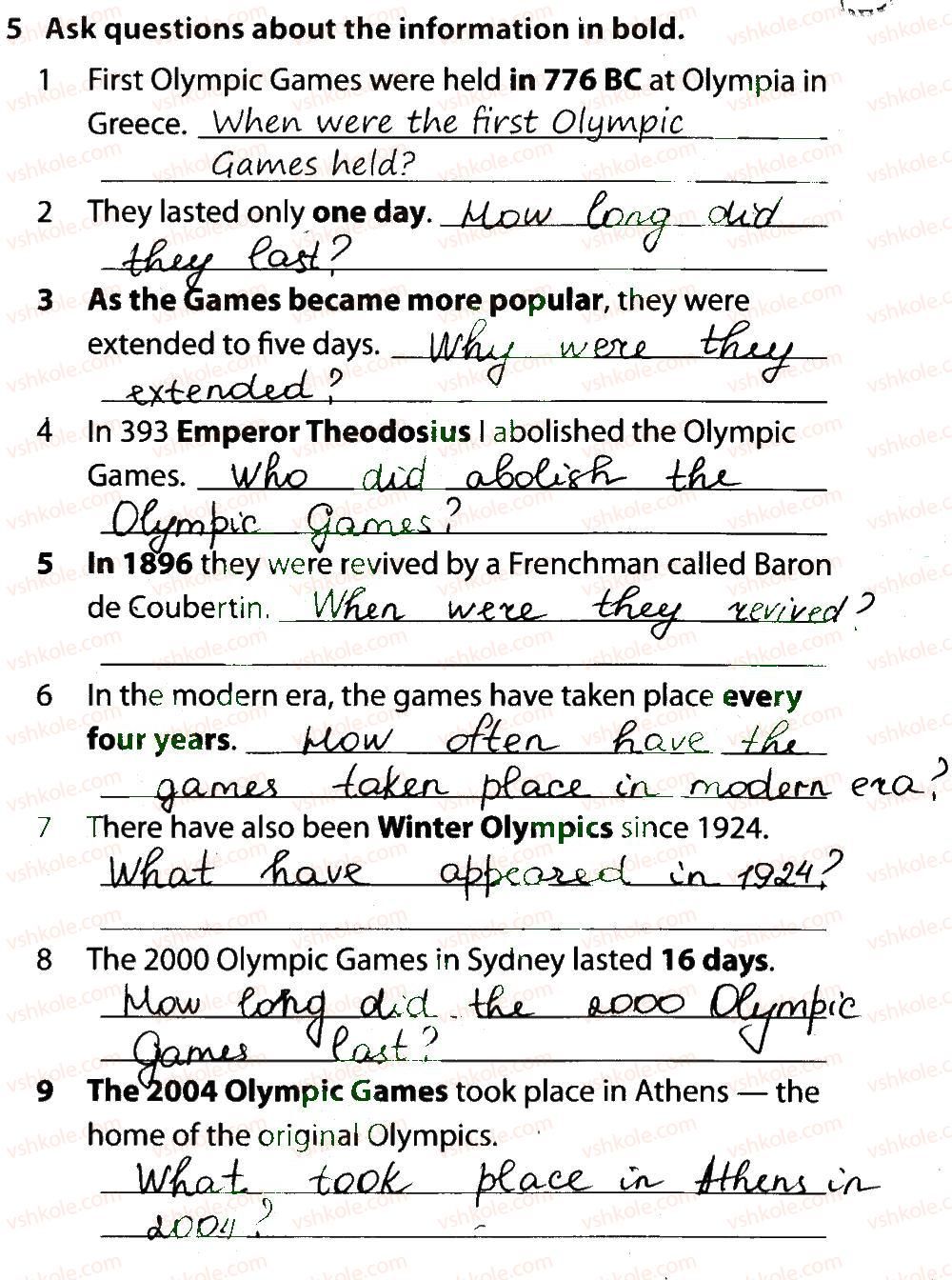 фото задание 5 - lesson 1. sports from a to z - unit 3