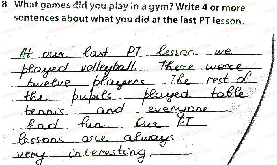 фото задание 8 - lesson 1. sports from a to z - unit 3