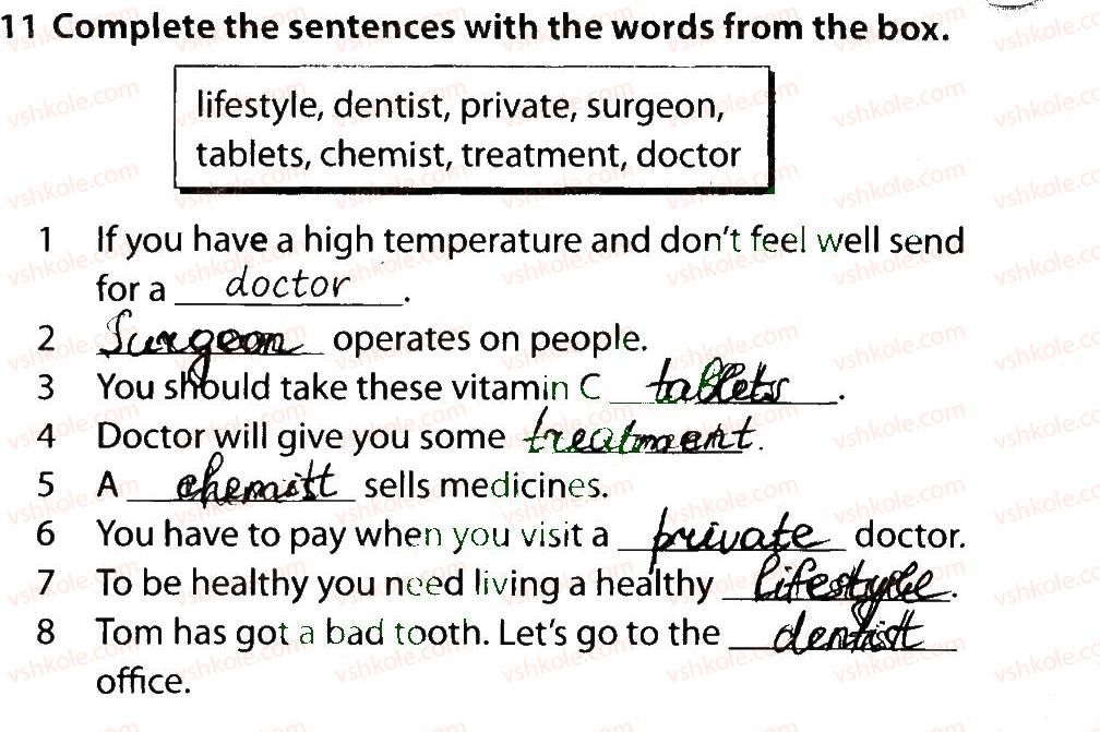 фото задание 11 - lesson 2. doctor! doctor - unit 3