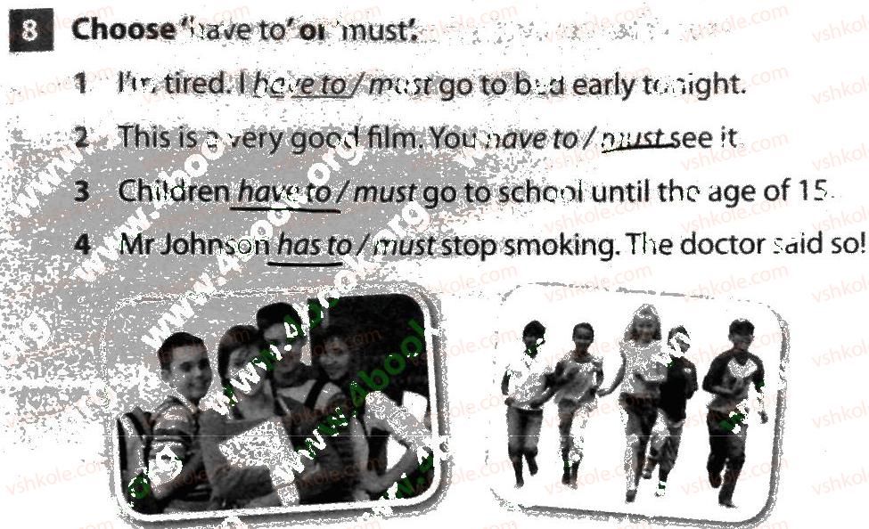 фото задание 8 - unit 1. in and out of school