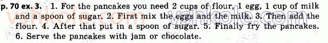 фото задание p70ex3 - lesson 2. all about food - unit 2. at home