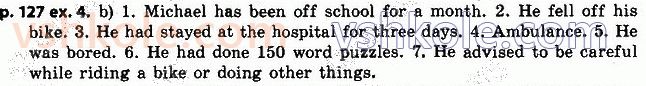 фото задание p127ex4 - lesson 2. doctor! doctor! - unit 3. a soud mind in a sound body