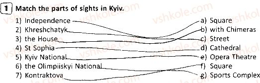 фото задание 1 - урок 3 - unit 7. ukraine: kyiv