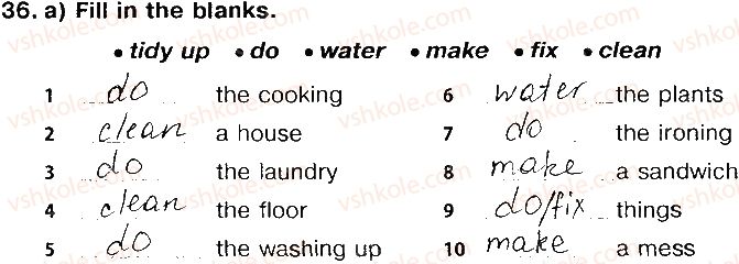 фото задание 36а - unit 2. doing chores - all about food