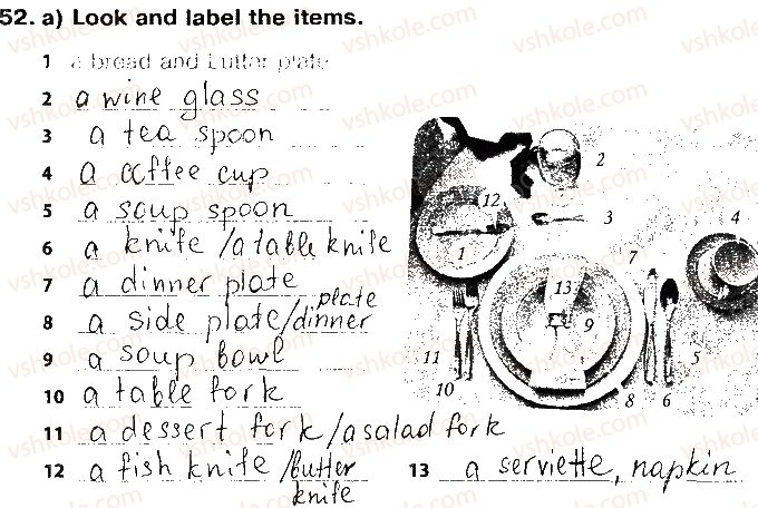 фото задание 52а - unit 2. doing chores - all about food