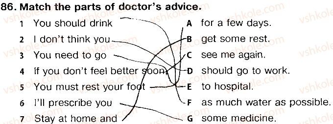 фото задание 86 - unit 3. sports from a to z - doctor! doctor!