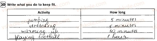 фото задание 20 - lesson 1 - unit 3. a sound mind in a sound body