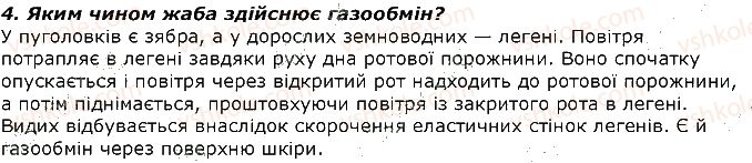 фото задание 4 - запитання - § 19. тип хордові. клас земноводні - тема 1. різноманітність тварин