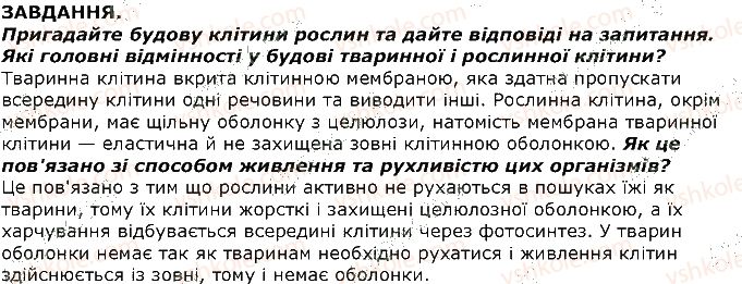 фото задание 1 - завдання - § 2. будова клітин у тварин - вступ