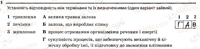 фото задание 5 - 15. живлення і травлення - тема 2. процеси життедіяльності тварин