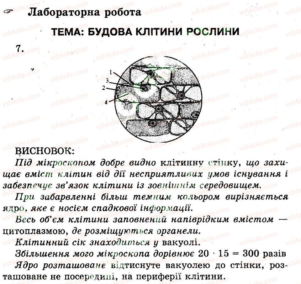 фото задание лр - будова клітини рослини - лабораторні роботи