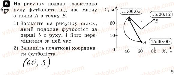 фото задание 6 - варіант 2 - контроль теоретичних знань № 1. механічний рух. траєкторія - контроль теоретичних знань
