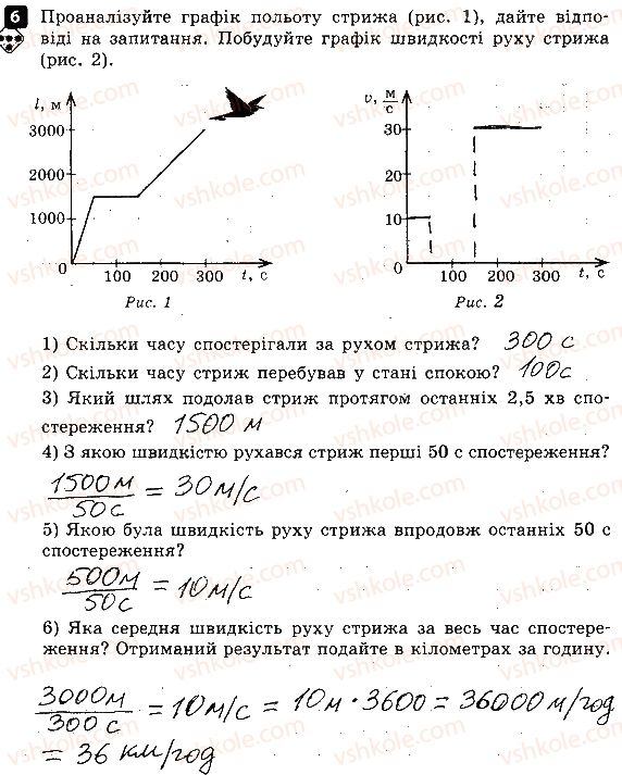 фото задание 6 - варіант 3 - контрольна робота № 2. механічний рух - контрольні роботи