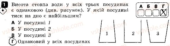 фото задание 1 - варіант 2 - контрольна робота № 4. взаємодія тіл. тиск - контрольні роботи