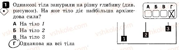 фото задание 1 - варіант 3 - контрольна робота № 4. взаємодія тіл. тиск - контрольні роботи