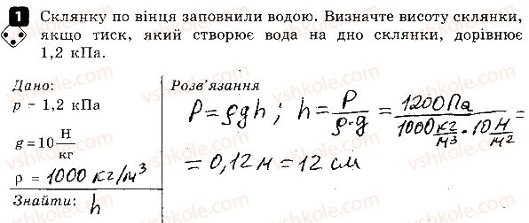 фото задание 1 - варіант 1 - практичний тренінг № 3. тиск рідин і газів - практичні тренінги