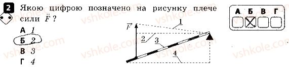 фото задание 2 - варіант 2 - самостійна робота № 8. прості механізми - самостійні роботи