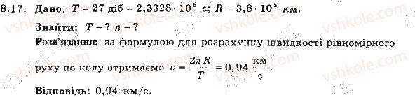 фото задание 17 - 8. рівномірний рух матеріальної точки по колу - розділ 2. механічний рух