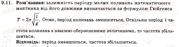 фото задание 11 - 9. коливальний рух - розділ 2. механічний рух