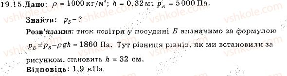 фото задание 15 - 19. сполучені посудини. манометри, гідравлічні машини - розділ 3. взаємодія тіл. сила