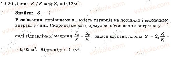 фото задание 20 - 19. сполучені посудини. манометри, гідравлічні машини - розділ 3. взаємодія тіл. сила