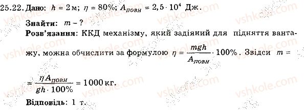 фото задание 22 - 25. прості механізми. коефіцієнт корисної дії - розділ 4. механічна робота та енергія