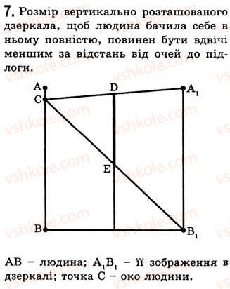 фото задание 7 - § 18. зображення в дзеркалі - розділ 3. світлові явища