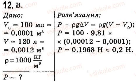 фото задание 12 - варіант 2 - тестові завдвння - розділ 3. взаємодія тіл. сила