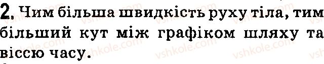 фото задание 2 - контрольні запитання - § 10. графіки рівномірного руху - розділ 2. механічний рух