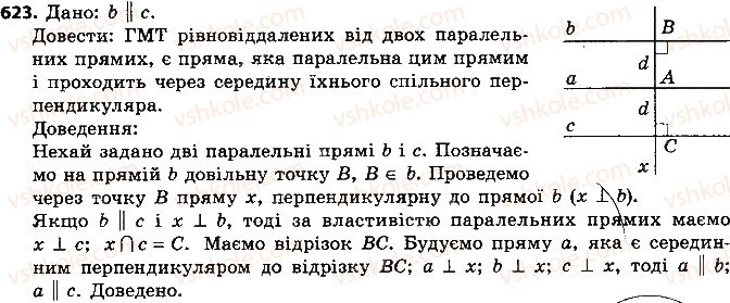 фото задание 623 - розділ 3. коло і круг. геометричні побудови