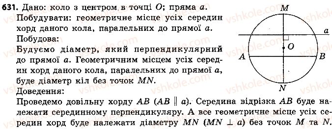 фото задание 631 - розділ 3. коло і круг. геометричні побудови