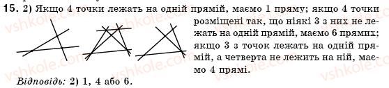 фото задание 15 - § 1. точки, прямі, промені - розділ 1. найпростіші геометричні фігури та їх властивості
