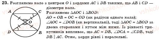 фото задание 23 - § 17. коло і круг - розділ 4. коло і круг. геометричні побудови