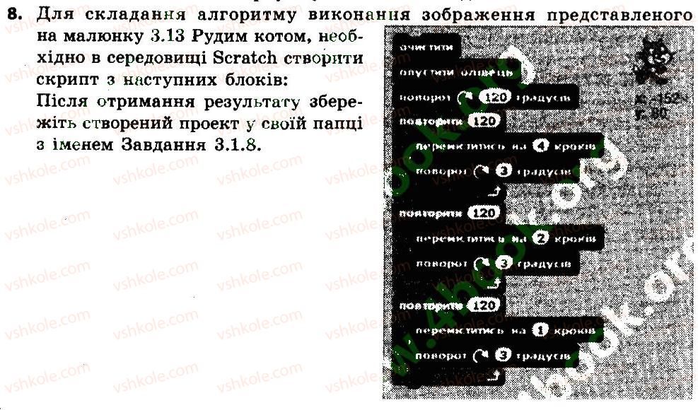 фото задание 8 - виконайте завдання - 3.1. повторення (цикл) - розділ 3. алгоритми з повторенням і розгалуженням