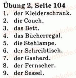 фото задание 2 - st. 43. mobel fur zimmer - lektion 6. hier leben wir