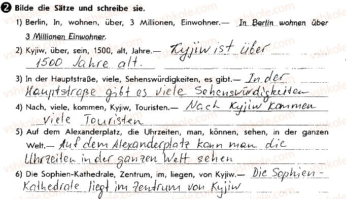 фото задание 2 - stunde 69. unsere hauptstädte - lektion 10. deutschland und die ukraine
