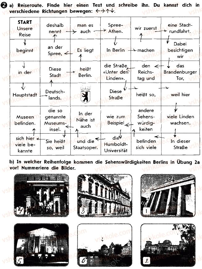 фото задание 2 - stunde 70. wiederholung - lektion 10. deutschland und die ukraine