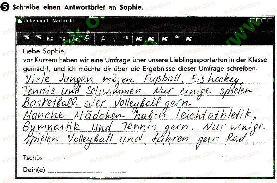 фото задание 5 - stunde 15. was machen wir am liebsten? - lektion 3. sport
