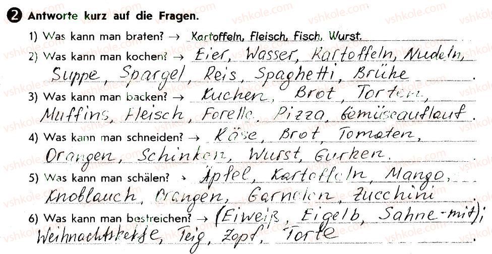 фото задание 2 - stunde 22. was kochen wir? - lektion 4. essen und trinken
