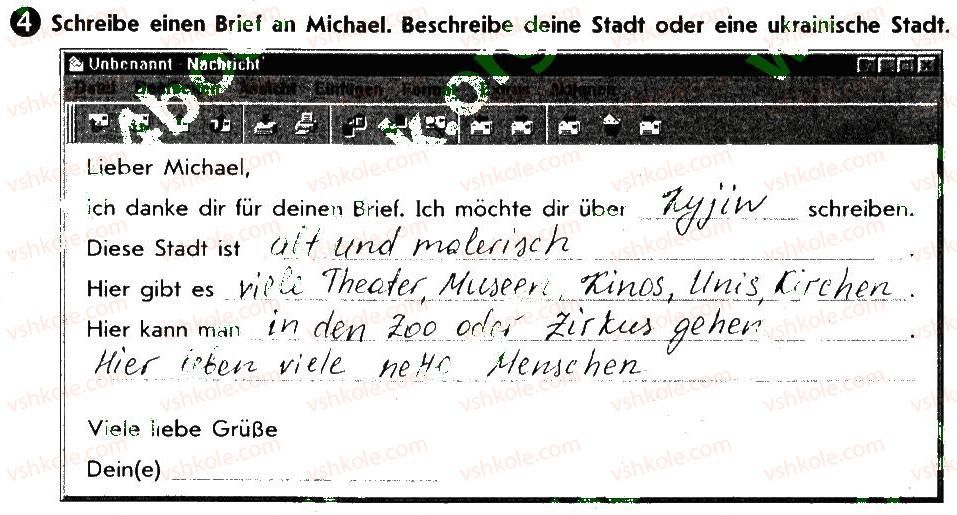 фото задание 4 - stunde 52. in der stadt - lektion 8. hier leben wir