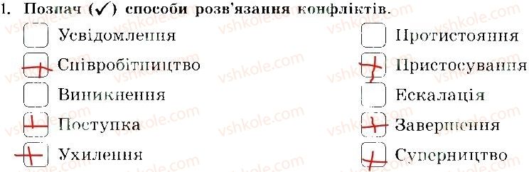 фото задание 1 - способи розв'язання конфліктів