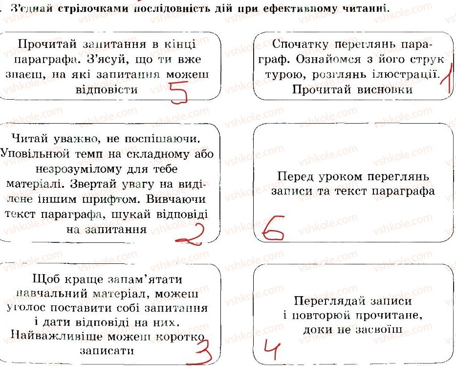 фото задание 6 - уміння вчитися