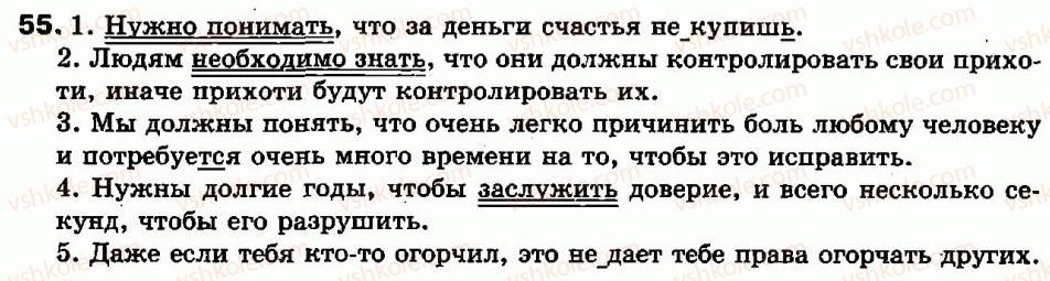 фото задание 55 - глагол как часть речи (повторение и углубление знаний). особые формы глагола: причастие и деепричастие - глагол - морфология. орфография