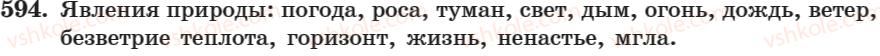 фото задание 594 - занятие 37. употребление предлогов в русском языке - занятие 31-44