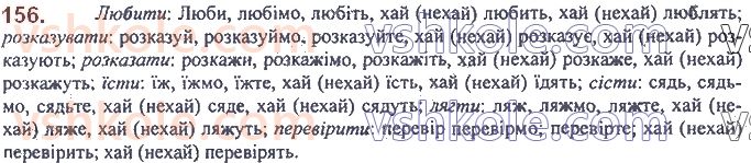 фото задание 156 - 13. творення дієслів наказового способу - морфологія. орфографія